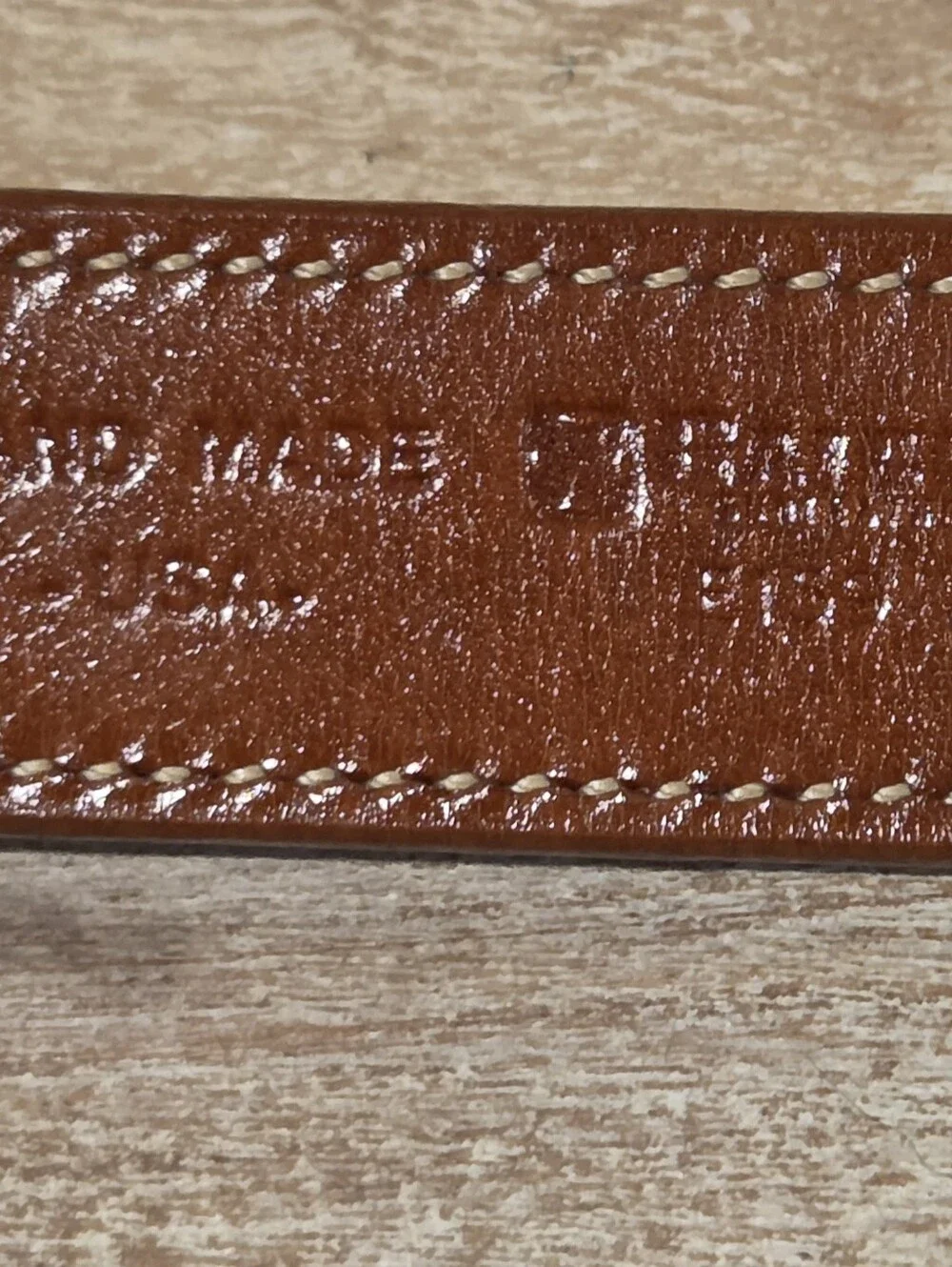 Galco Heavyweight Brown Leather Holster Belt  - Size 32